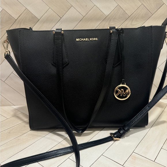 Michael Kors Lady Large Leather or PVC 3-in-1 Tote Crossbody Handbag Bag Purse - Picture 14 of 16